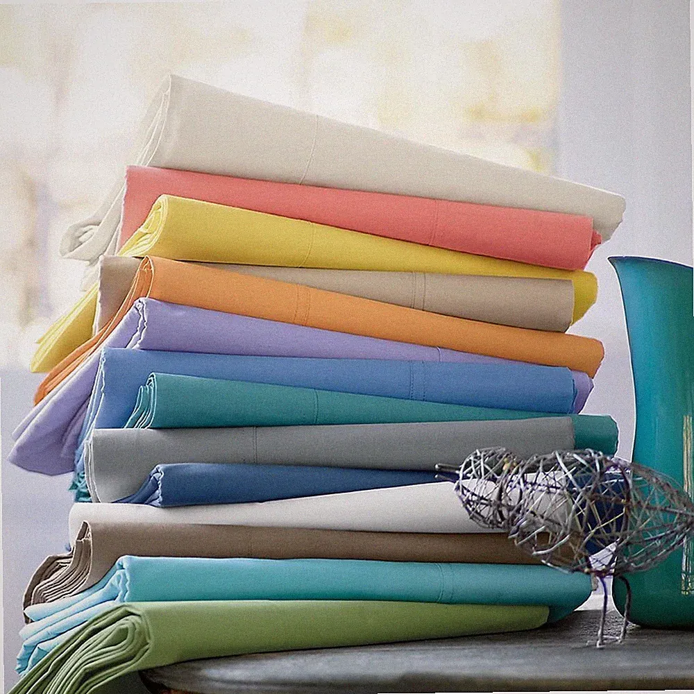 1200 TC 100% COTTON 5 PCs DUVET SET+FITTED SHEET US SIZES