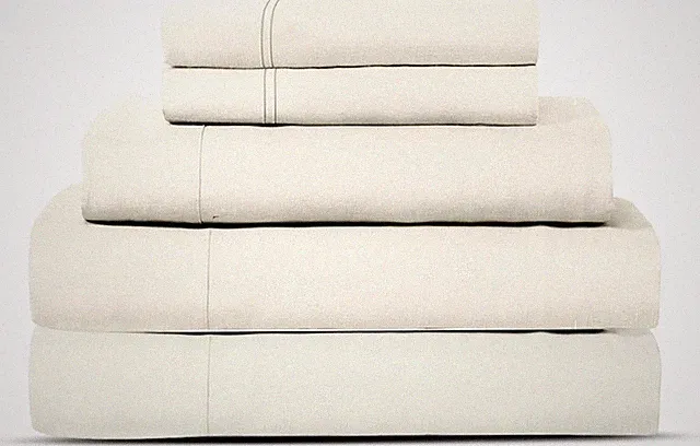 Luxurious 5-Piece Ivory Bedding Set - 400 Thread Count Full Sheet Bundle