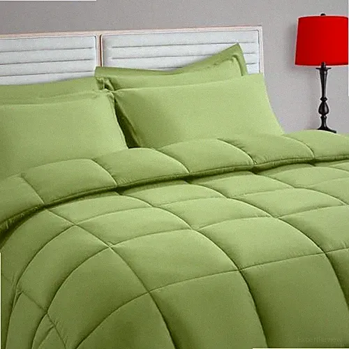 Size Comforter Set - 5 Pieces, Bed in a Bag Bedding Sets with Twin Sage Green