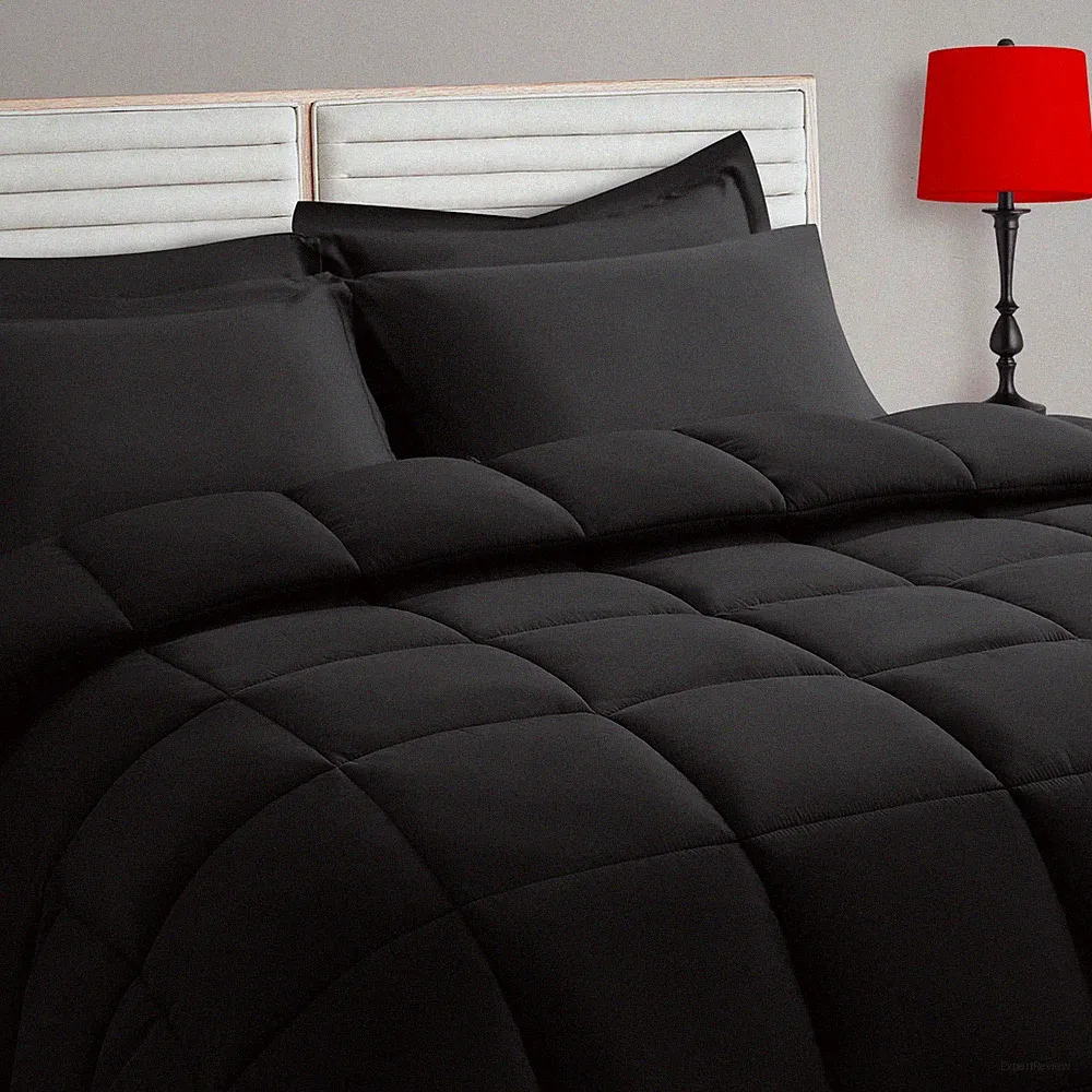 Twin Size Comforter Set - 5 Pieces, Bed in a Bag Bedding Sets with All Season...