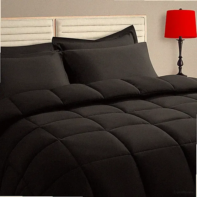 Twin Size Comforter Set - 5 Pieces, Bed in a Bag Bedding Sets with All Season So